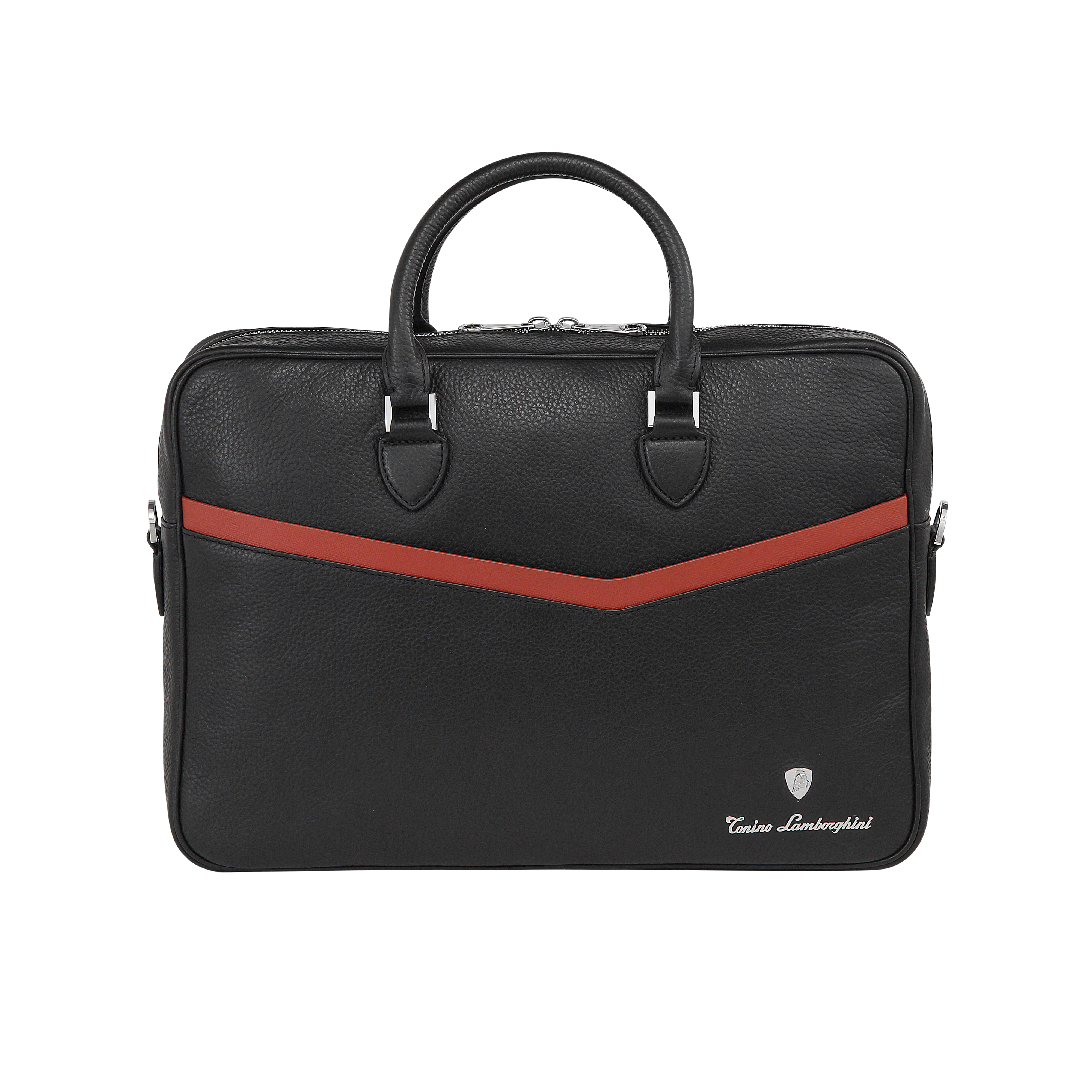 Double Handle Briefcase one compartment Velocità Black / Red Double Handle Briefcase one compartment Velocità Black / Red