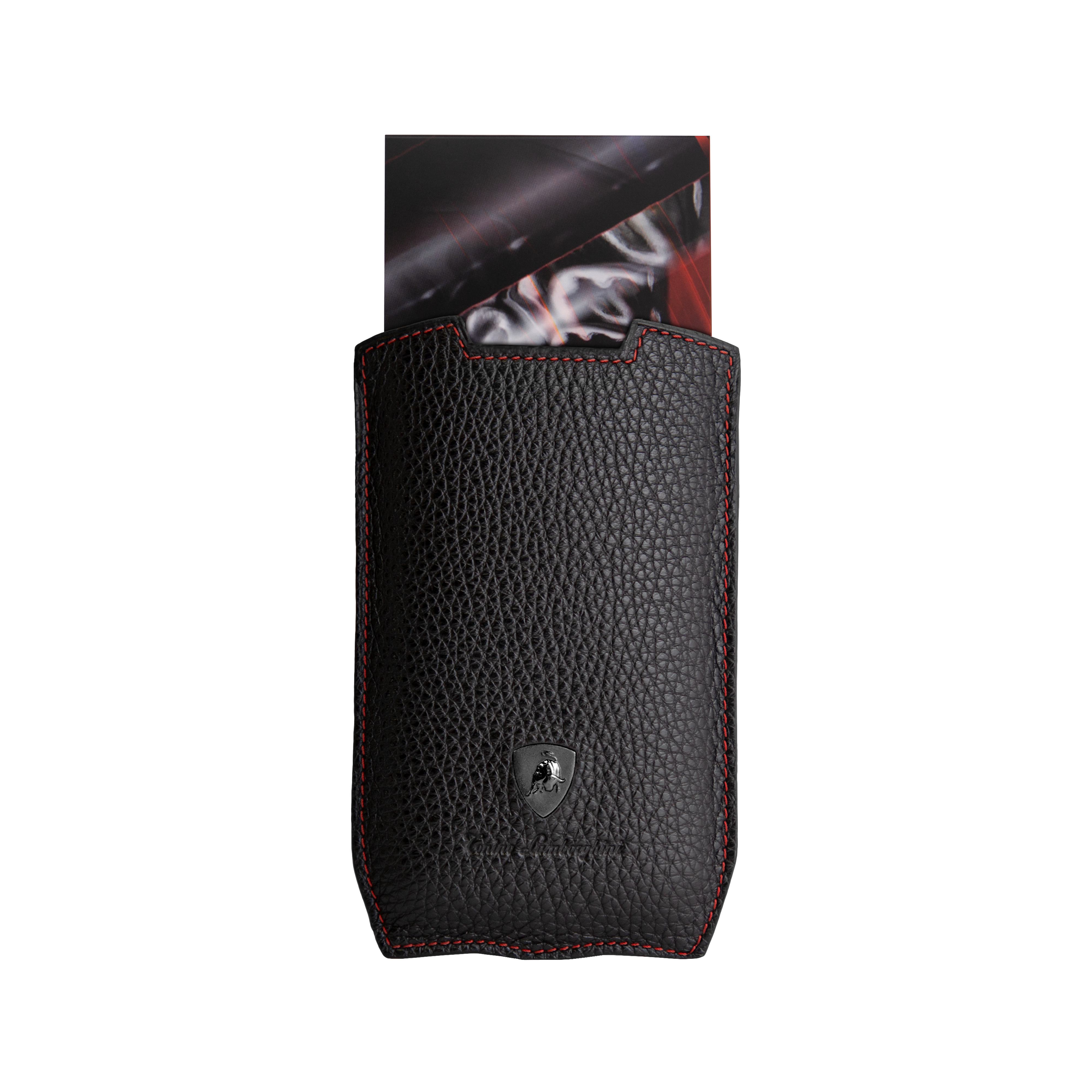 Notepad Leather Case Red / Black