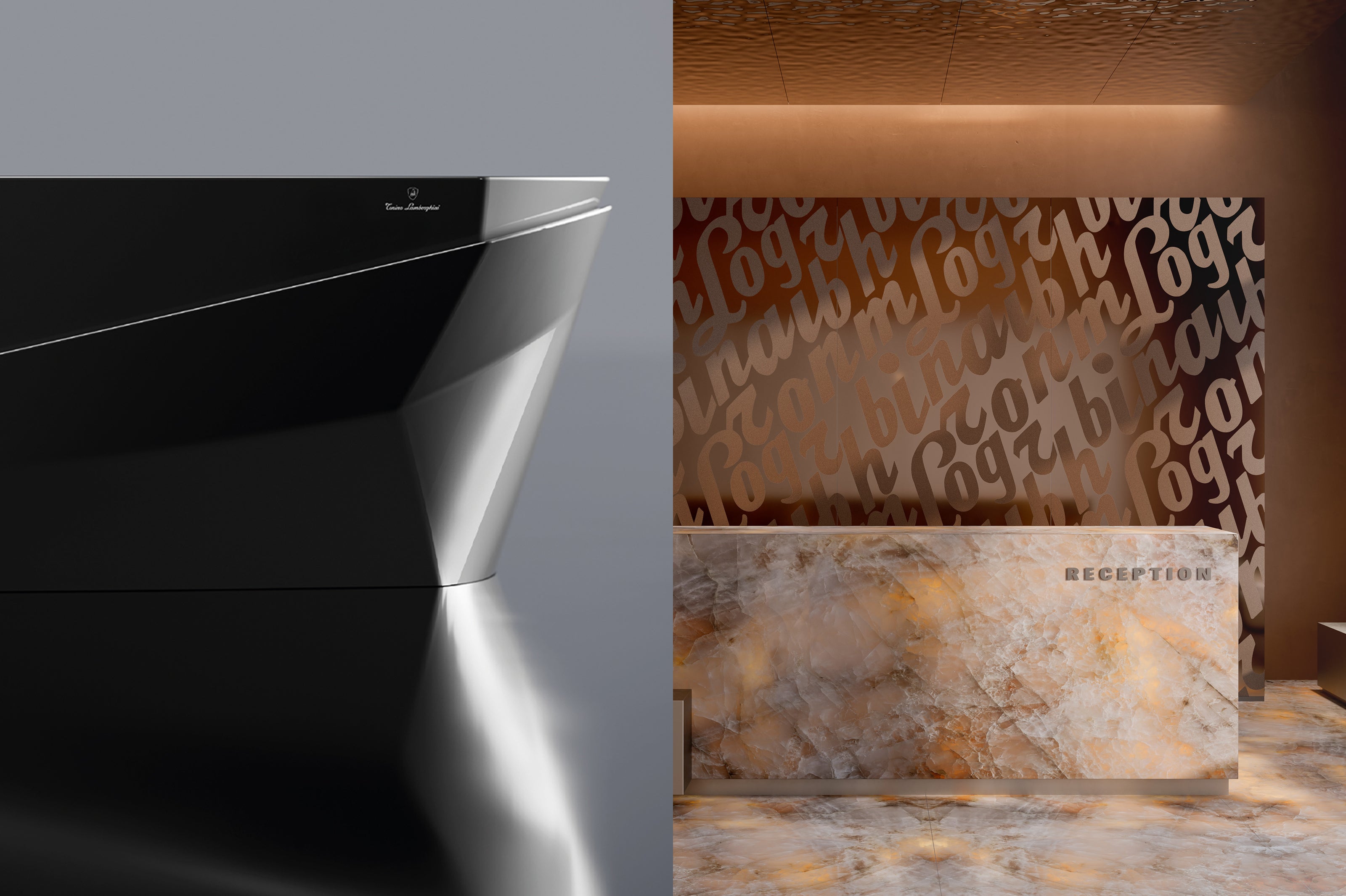Tonino Lamborghini at Cersaie 2025 presents new collection of bathroom furniture and luxury surfaces