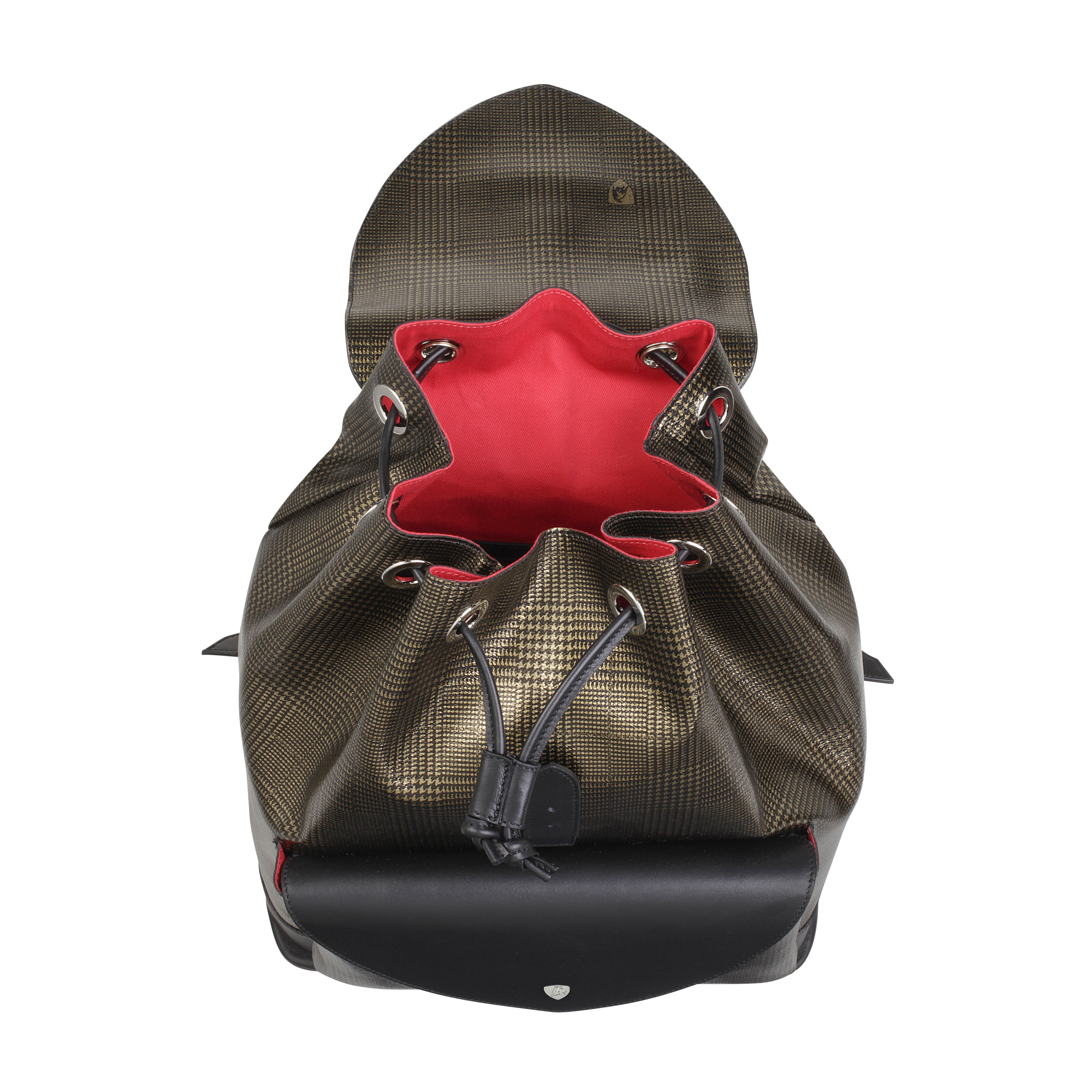 dolce vita leather backpack Women Backpack Dolcevita Bronze / Red – TONINO LAMBORGHINI